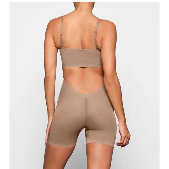 New with Tags Skims Sheer Sculpt Low Back Short SZ XL in Sienna